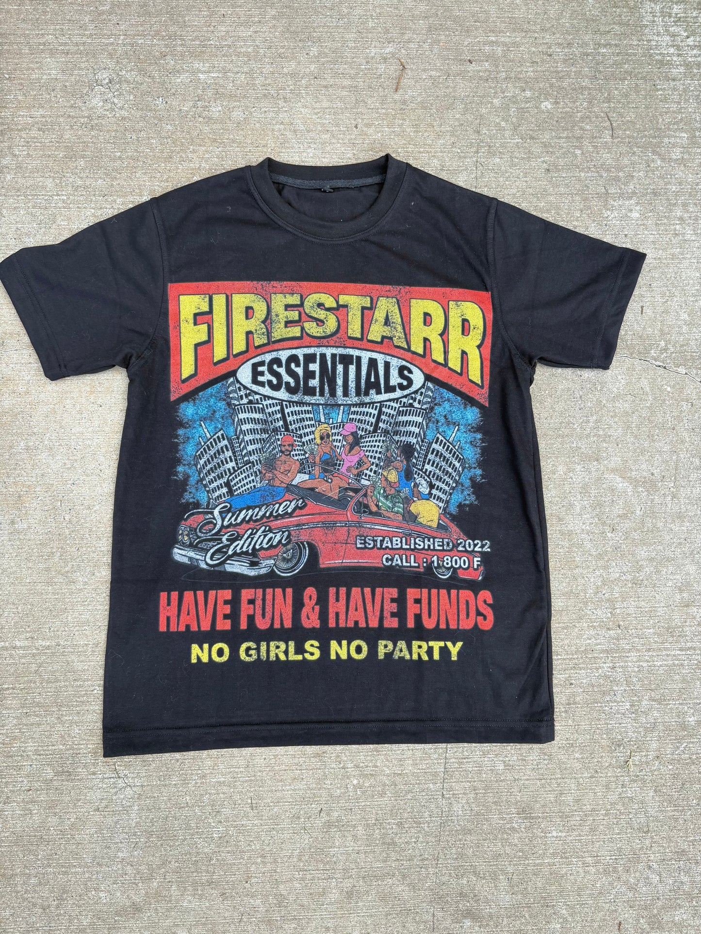 Black “HAVE FUNDS” Tee